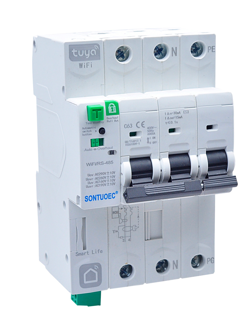 Автоматический выключатель IoT 4G WiFi Tuya APP Дистанционное управление Беспроводной пульт дистанционного управления