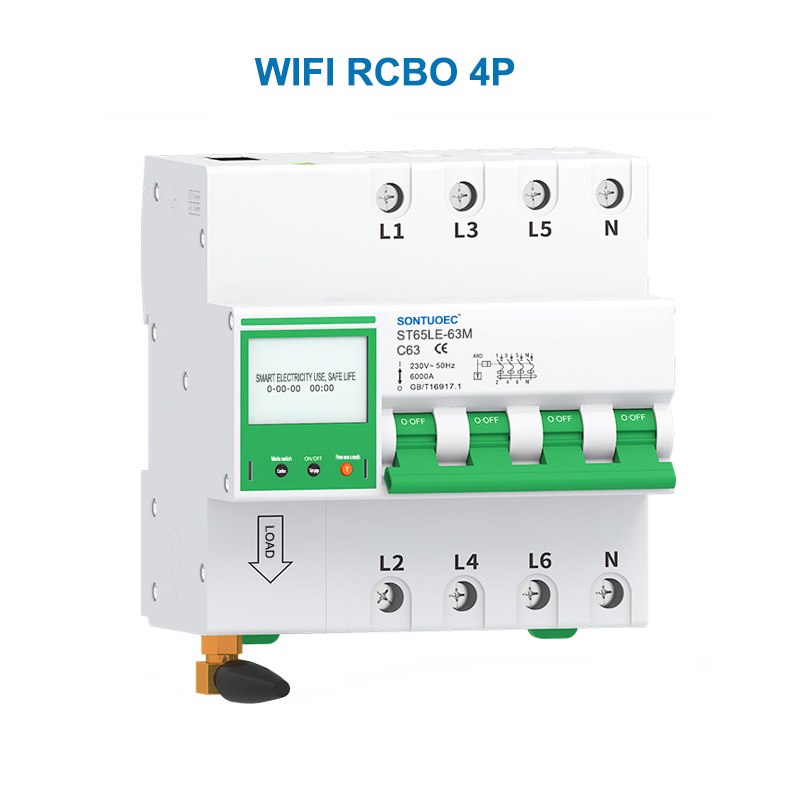 IoT Intelligent Circuit Lampler Wi -Fi MCB RCBO