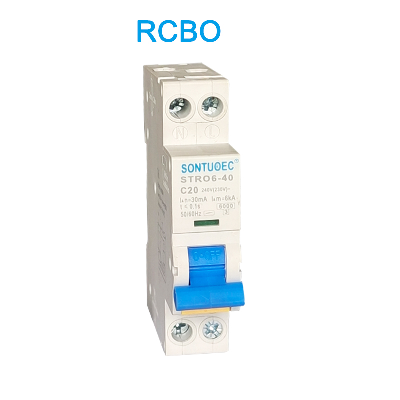 STRO6-40 CURDER TURCHER TIPE RAIL INSTERCTION RCBO